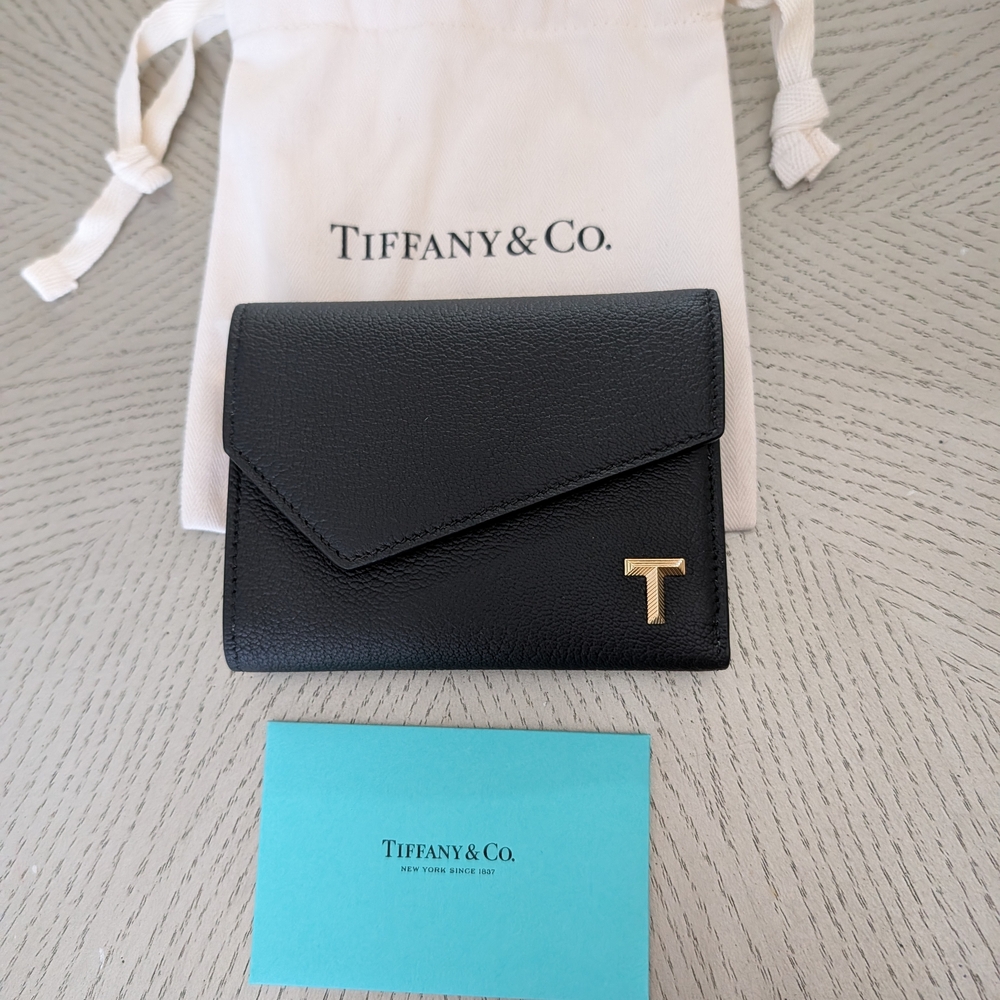 Tiffany & Co. Black Leather Wallet